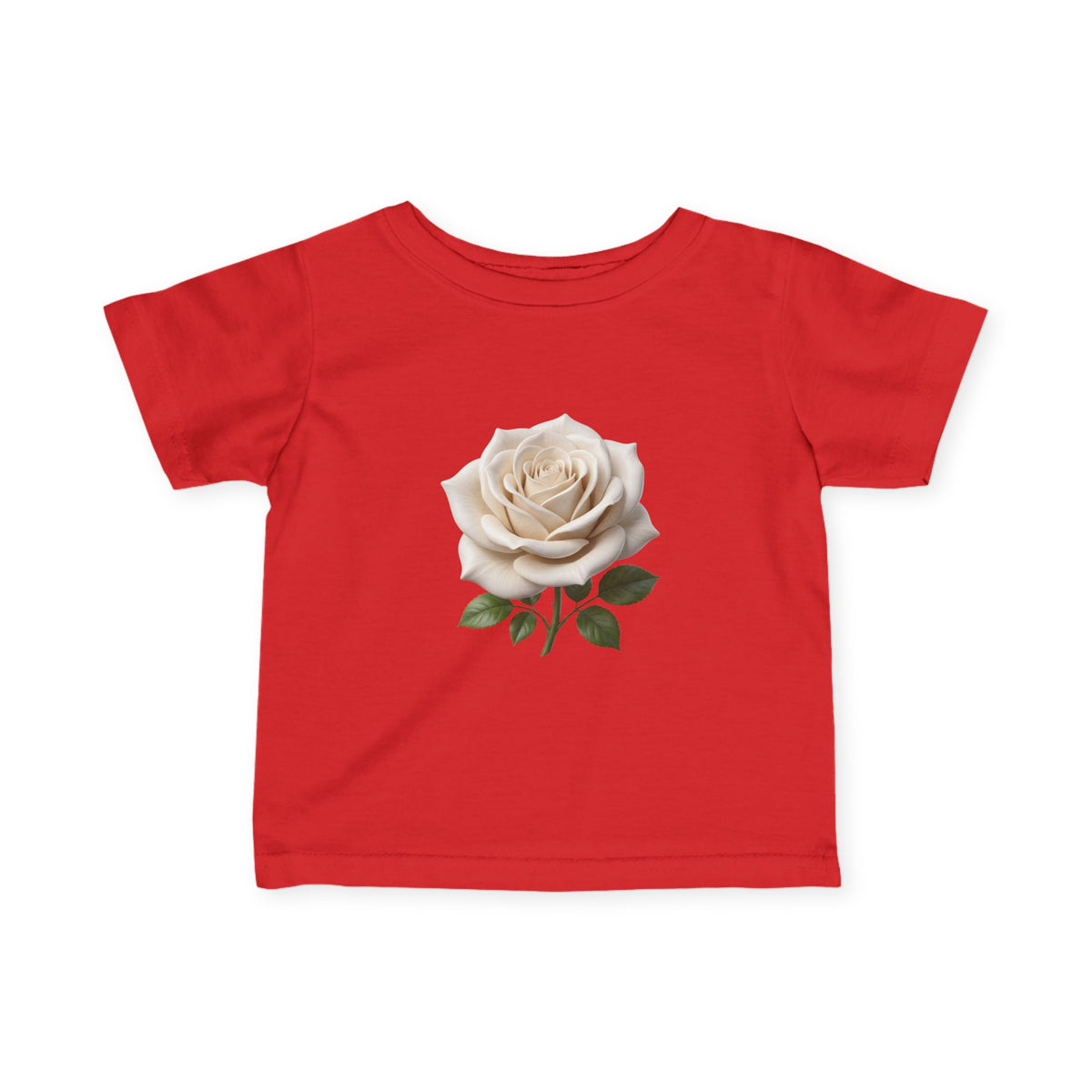 Infant Tee — Vintage Cream Rose Floral Baby Shirt