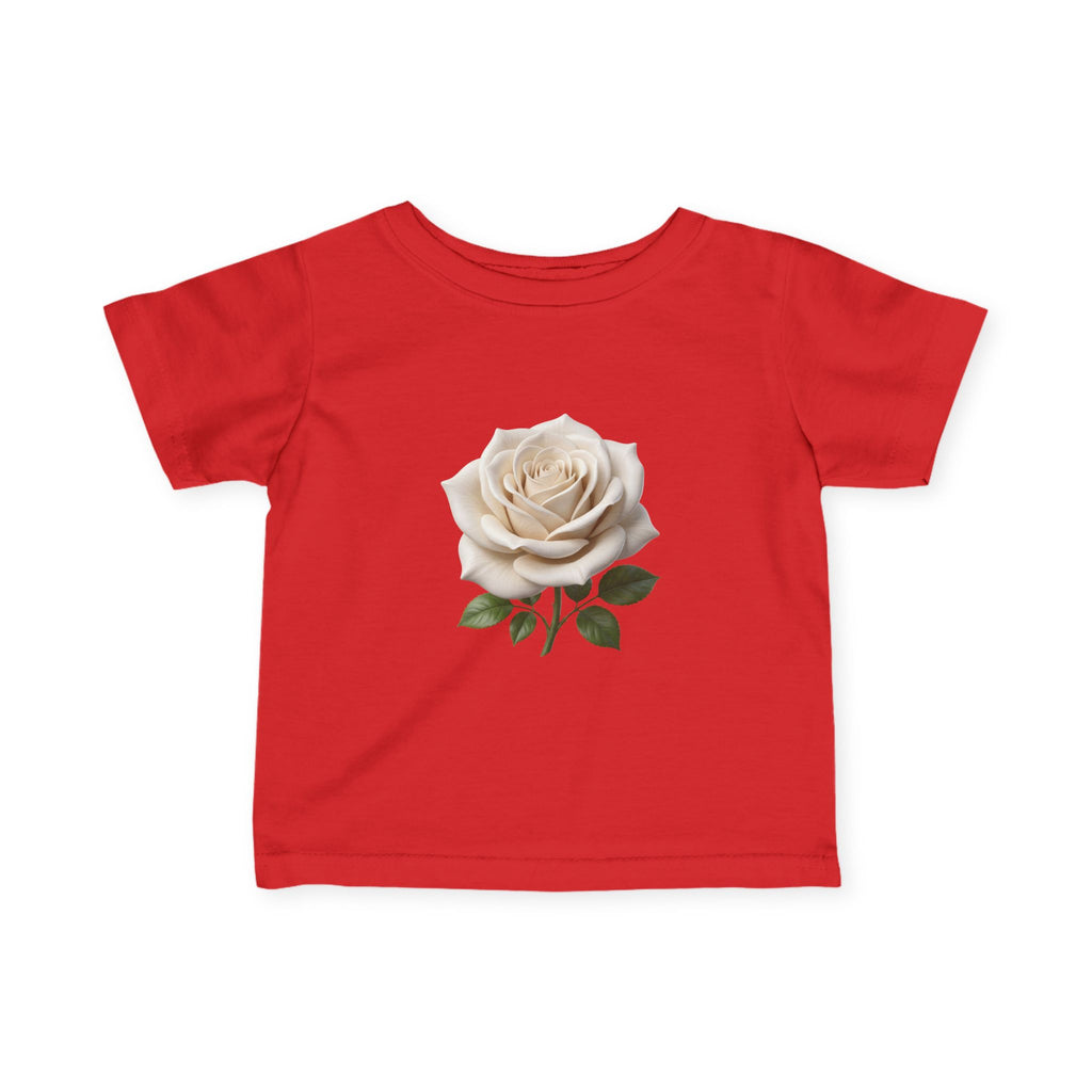 Infant Tee — Vintage Cream Rose Floral Baby Shirt
