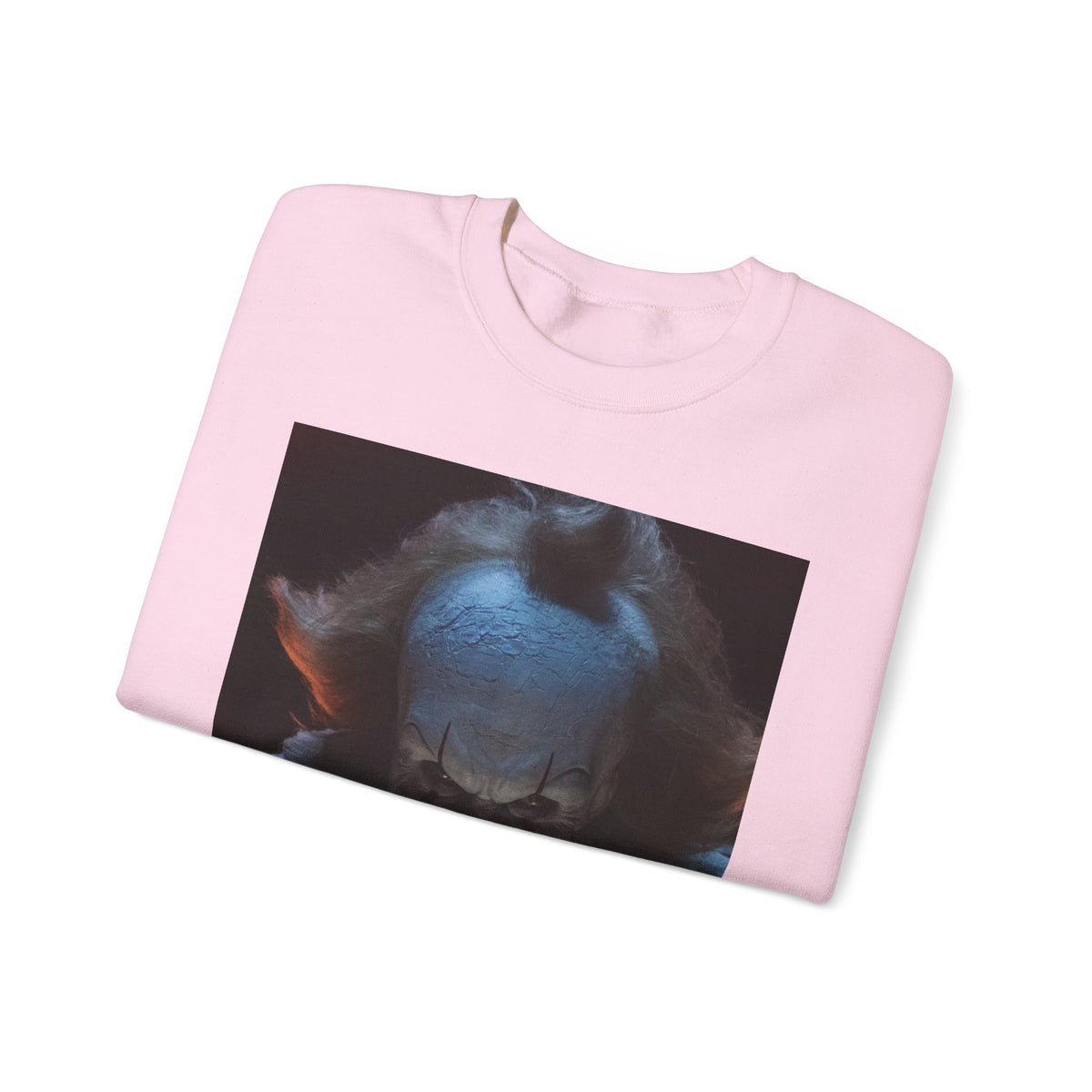Horror Clown Crewneck Sweatshirt — Scary Pennywise Portrait