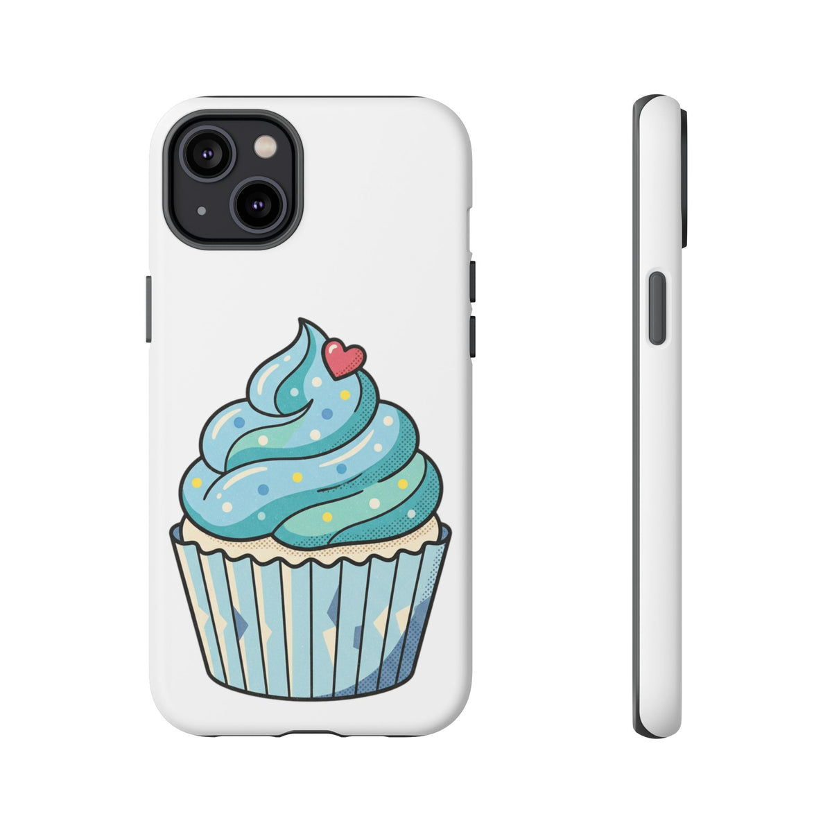 Blue Cupcake Tough Phone Cases