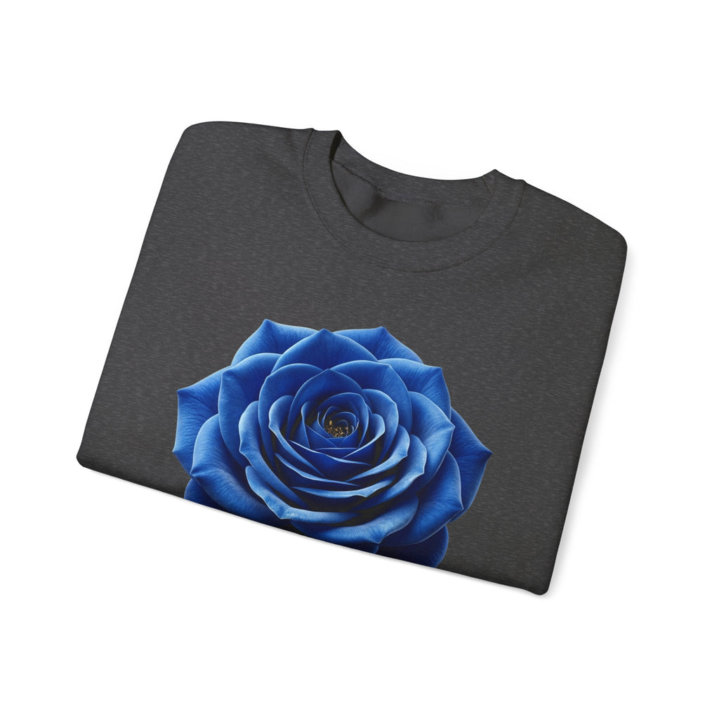Blue Rose Crewneck Sweatshirt