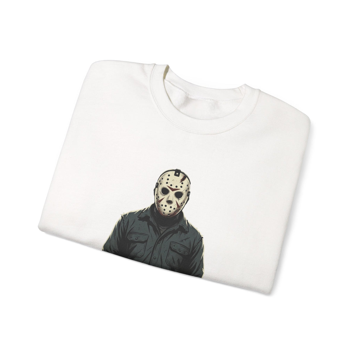 Jason Mask Sweatshirt - Horror Crewneck for Fans of Friday the 13th