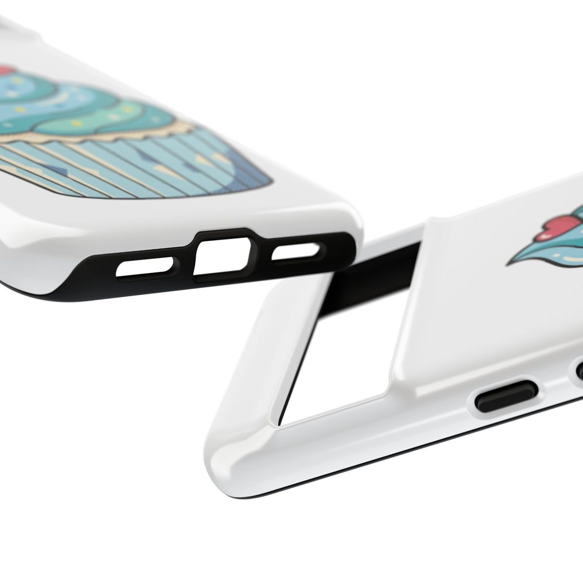 Blue Cupcake Tough Phone Cases