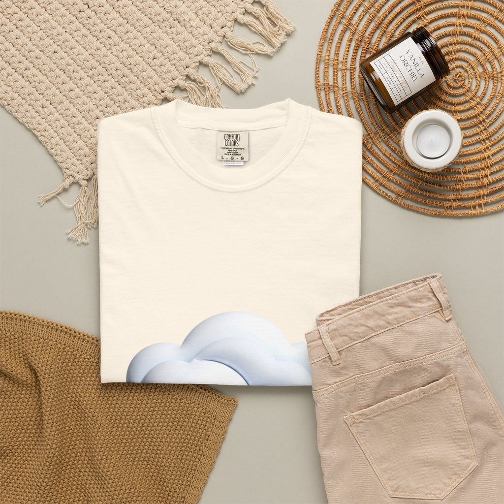 Cloud Graphic T-Shirt — Soft Dreamy Cloud Design