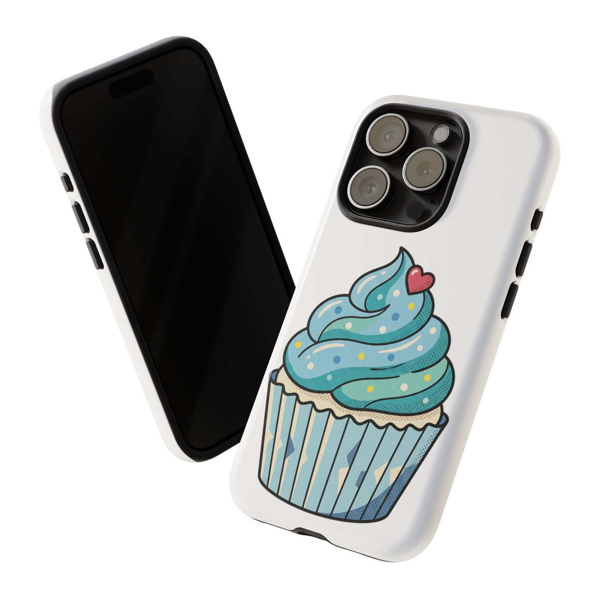 Blue Cupcake Tough Phone Cases
