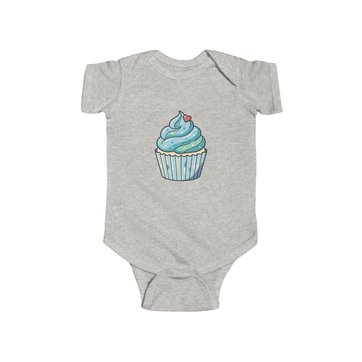 Blue Cupcake Infant Fine Jersey Bodysuit