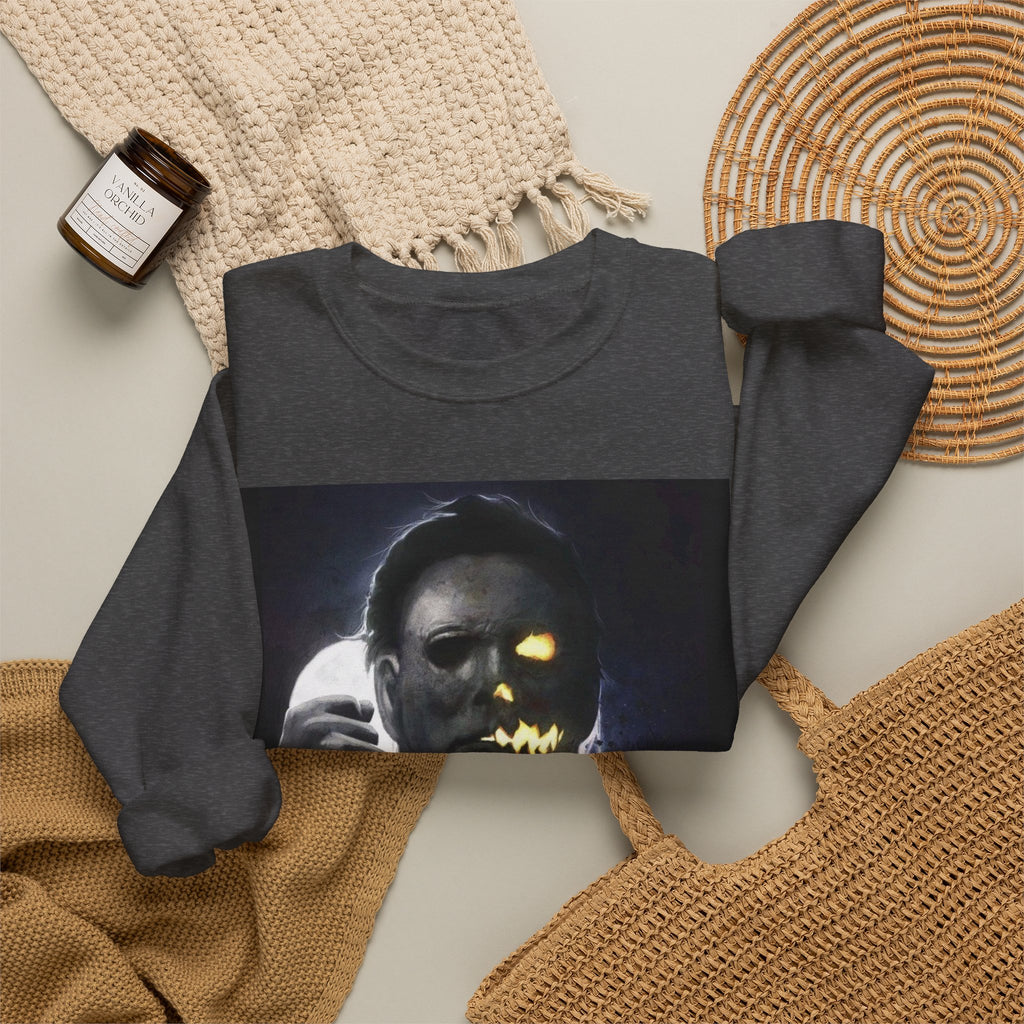 Halloween Michael Myers Mask Crewneck Sweatshirt