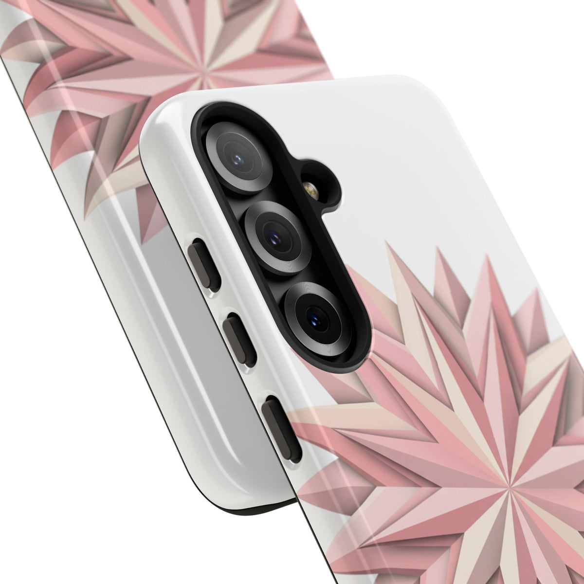 Pink Geometric Star Phone Case — Tough Protective iPhone Cover