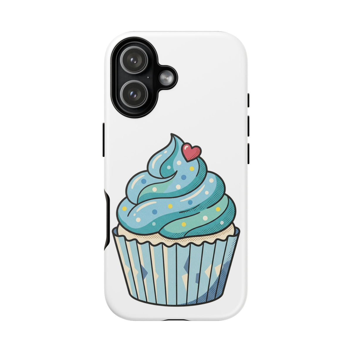 Blue Cupcake Tough Phone Cases