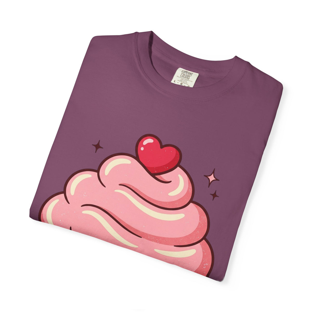 Pink Cupcake Unisex Garment-Dyed T-shirt
