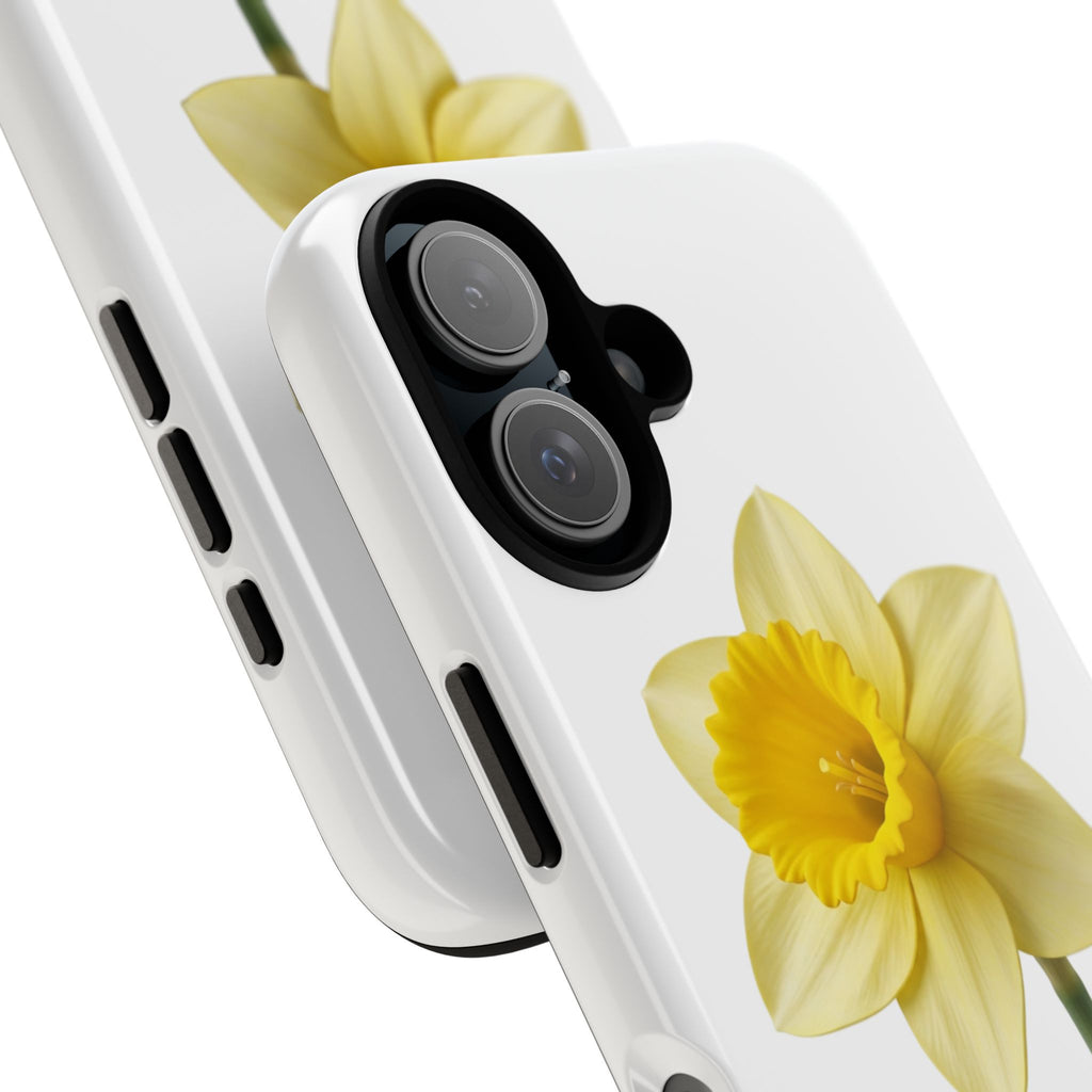 Daffodil Blossom Tough Phone Case — Yellow Spring Floral iPhone Cover