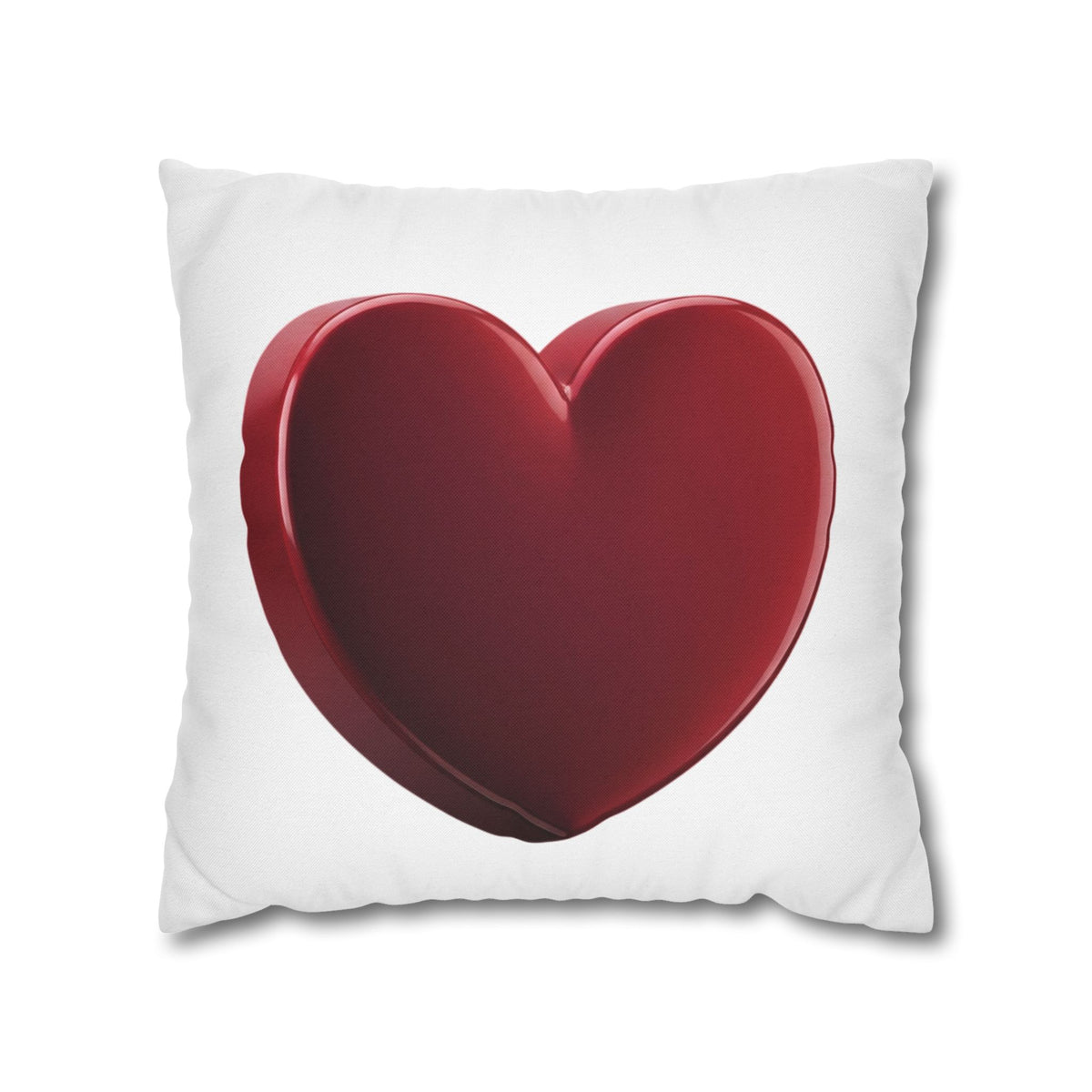 Red Heart Spun Polyester Square Pillowcase