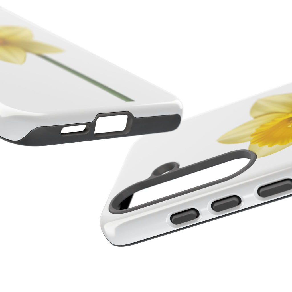 Daffodil Blossom Tough Phone Case — Yellow Spring Floral iPhone Cover