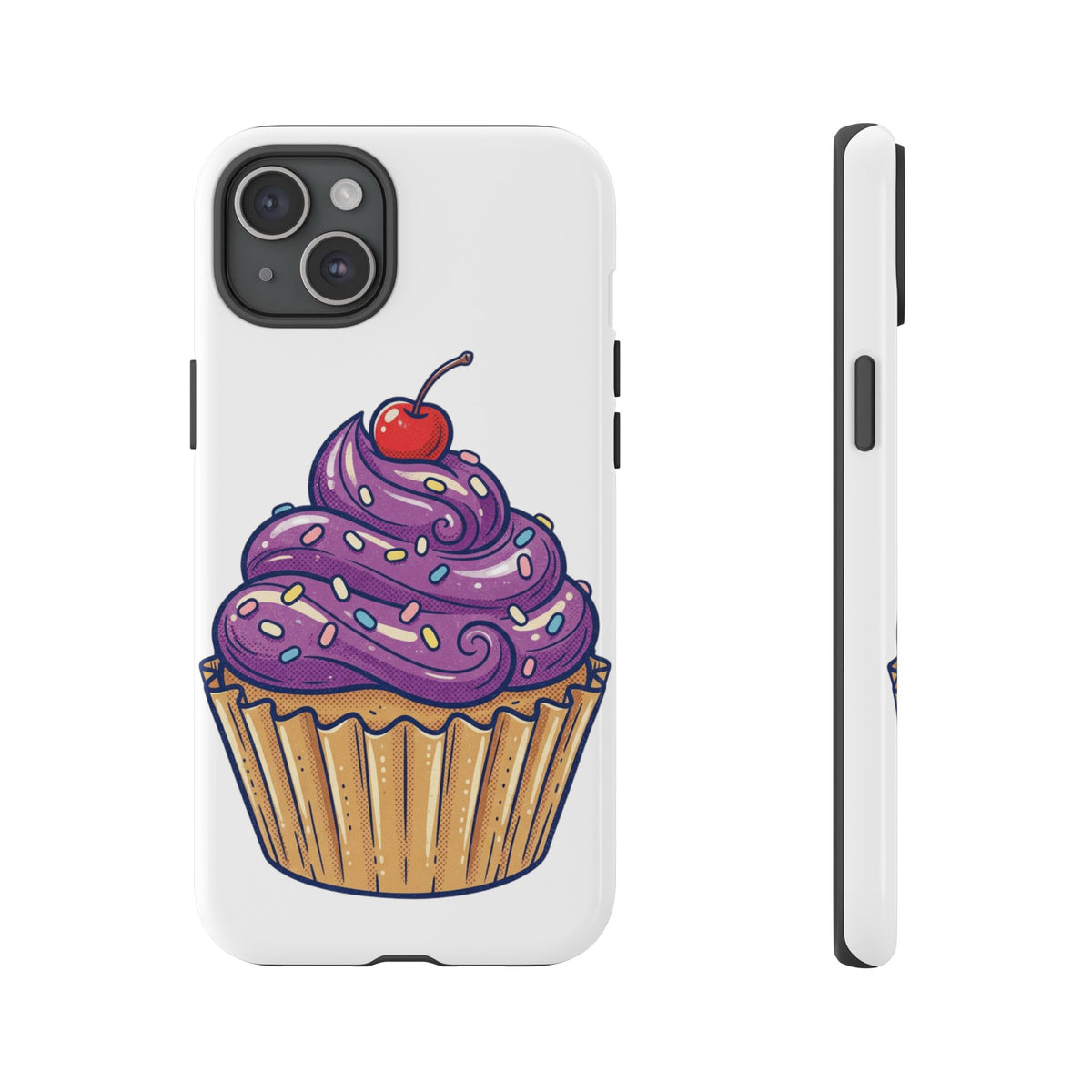 Purple Cupcake Tough Phone Cases
