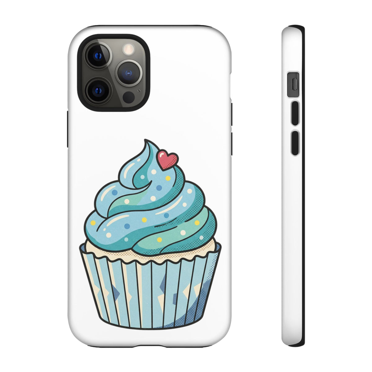 Blue Cupcake Tough Phone Cases