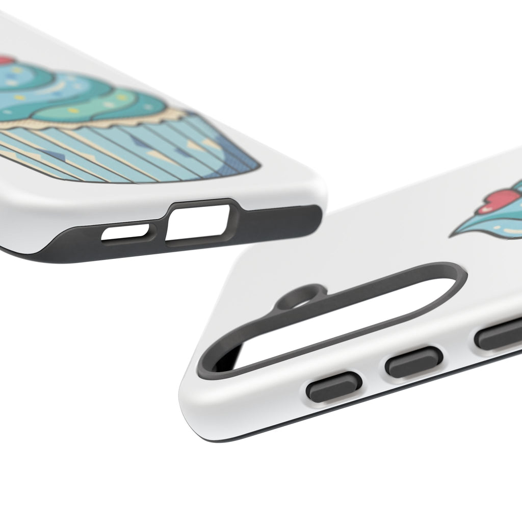 Blue Cupcake Tough Phone Cases