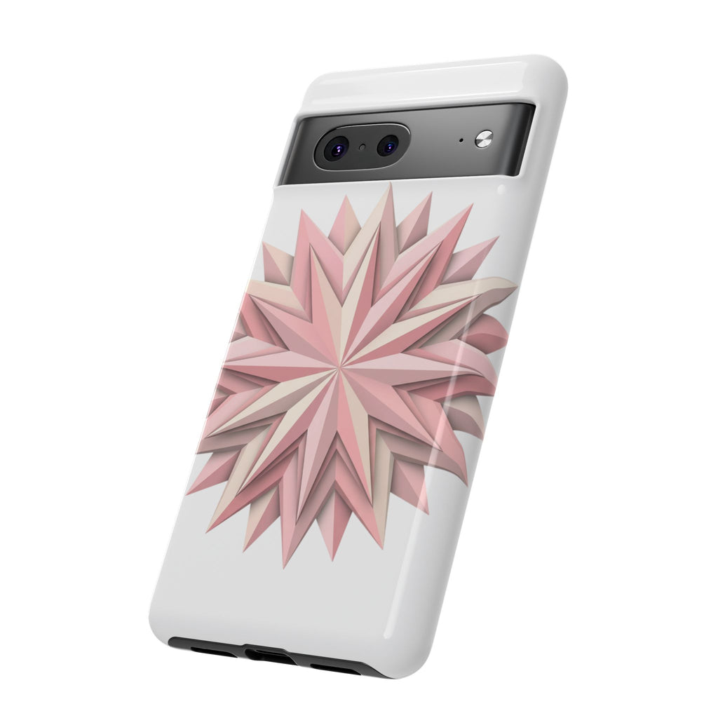 Pink Geometric Star Phone Case — Tough Protective iPhone Cover
