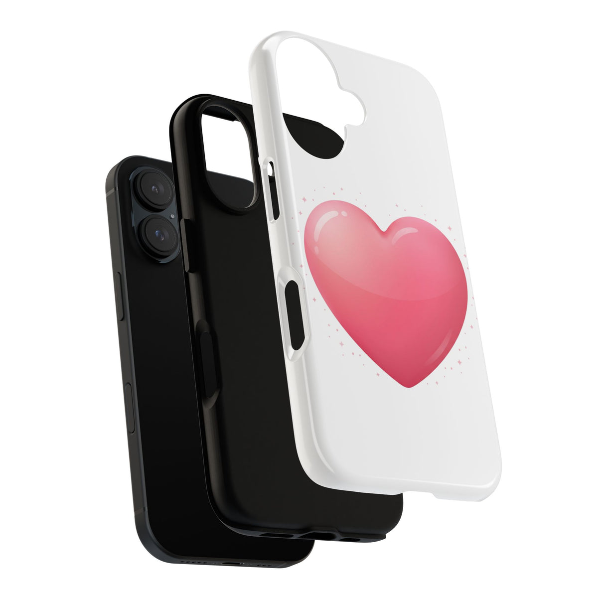 Heart Emoji Tough Case — Cute Pink Heart Phone Case for iPhone & Android