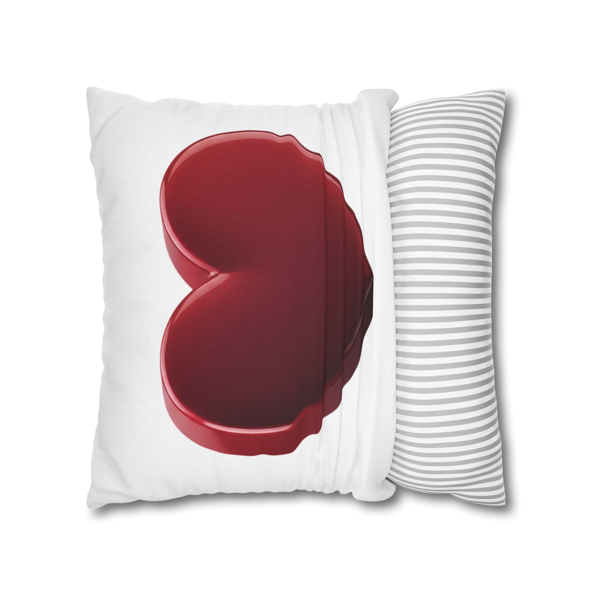Red Heart Spun Polyester Square Pillowcase