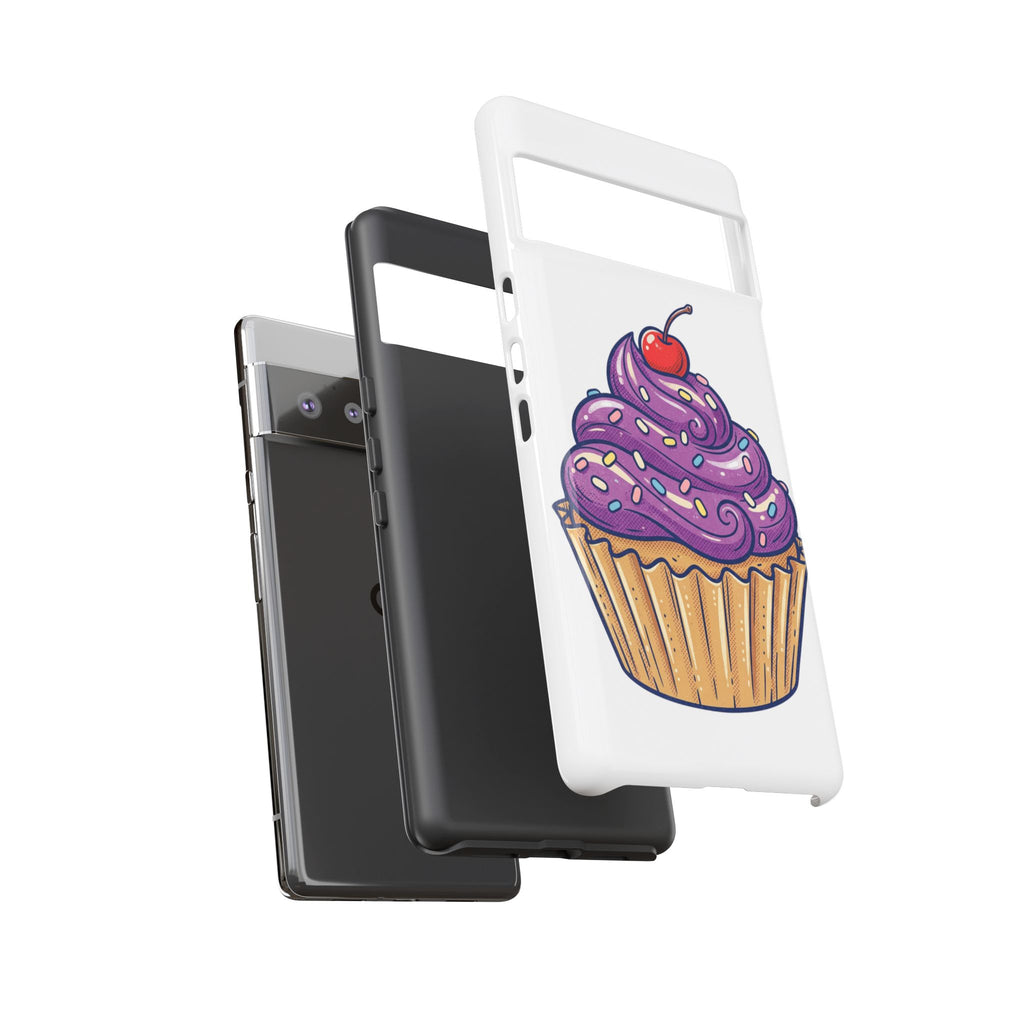 Purple Cupcake Tough Phone Cases