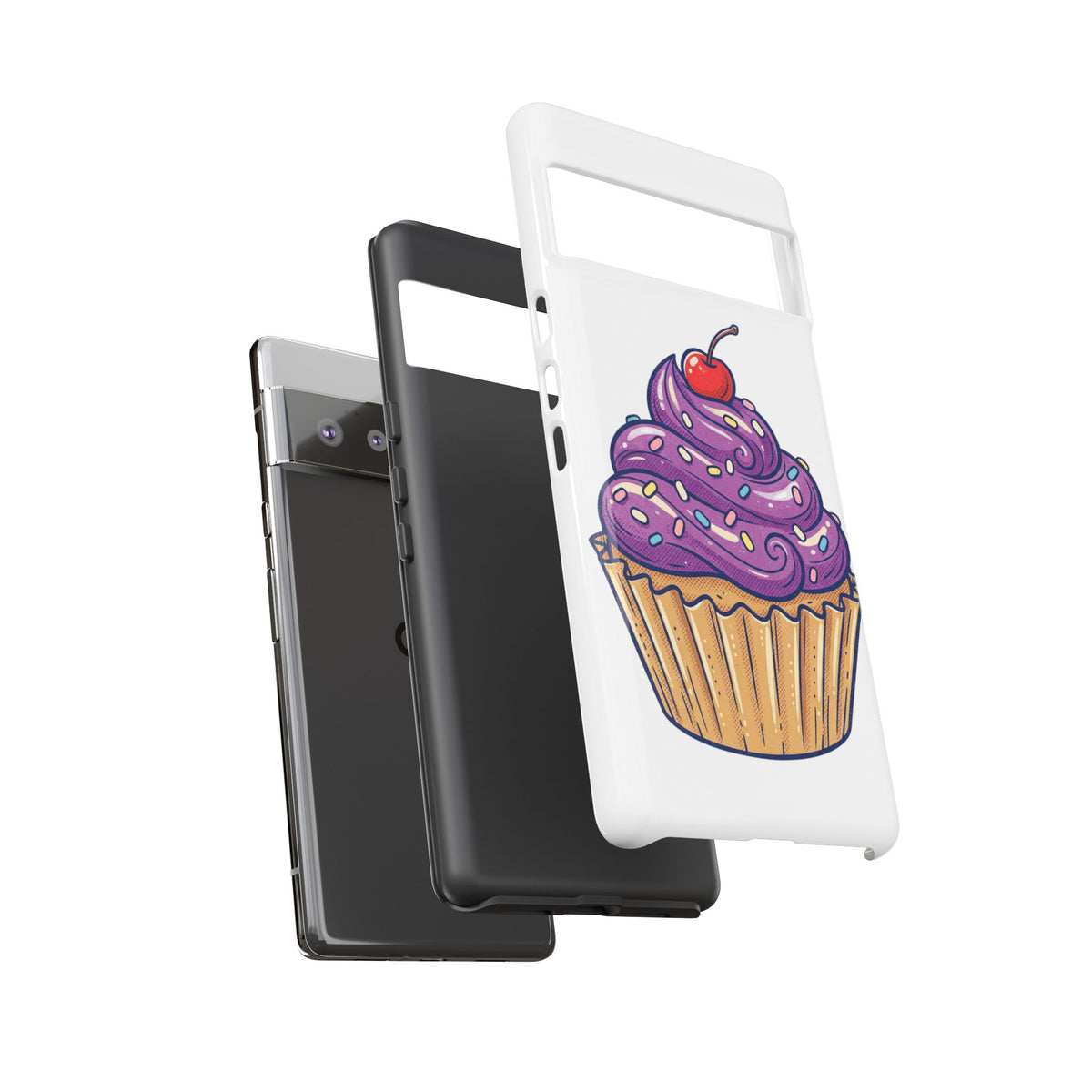 Purple Cupcake Tough Phone Cases