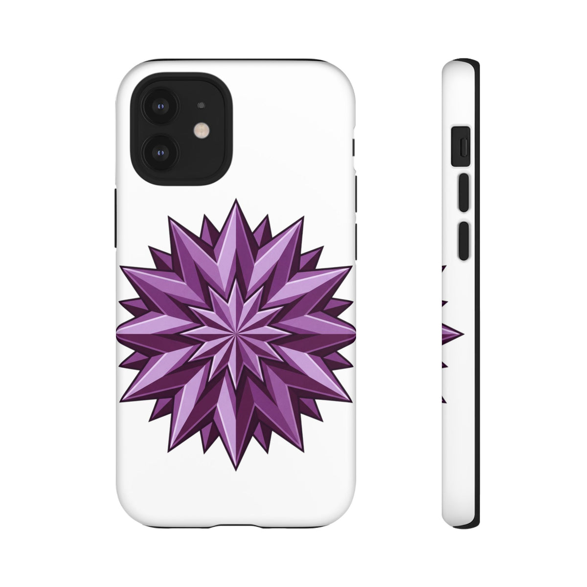 Purple Geometric Star Phone Case