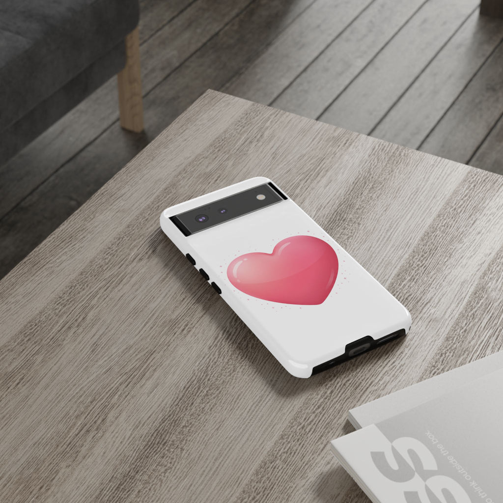 Heart Emoji Tough Case — Cute Pink Heart Phone Case for iPhone & Android
