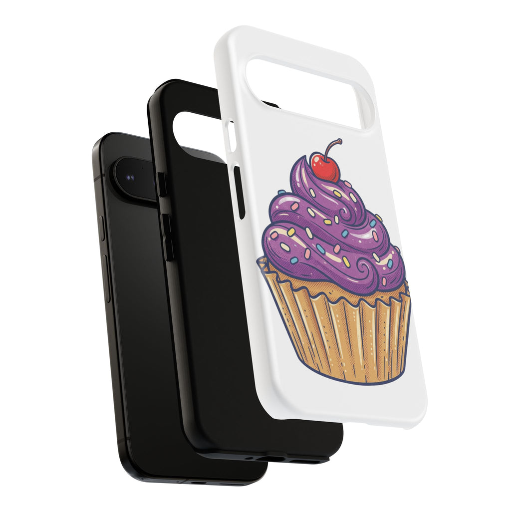 Purple Cupcake Tough Phone Cases