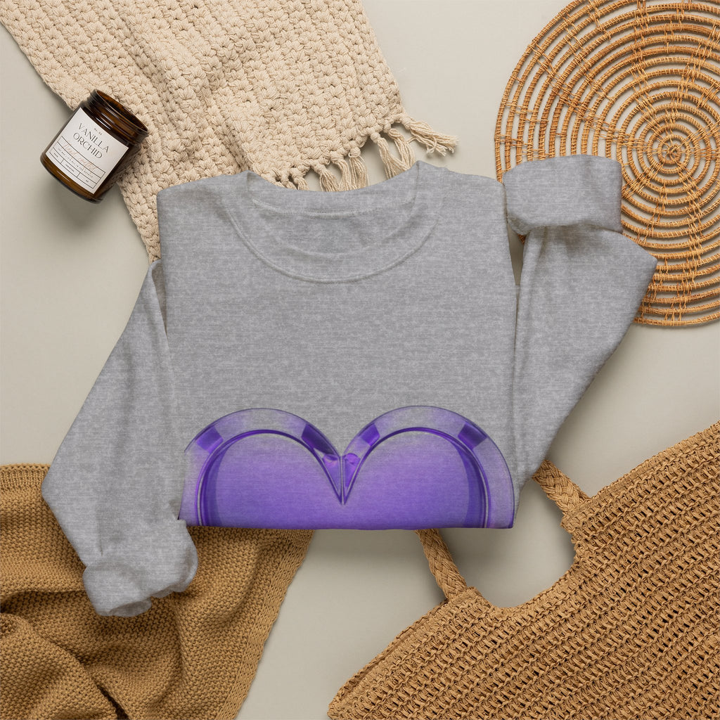 Purple Heart Unisex Heavy Blend™ Crewneck Sweatshirt