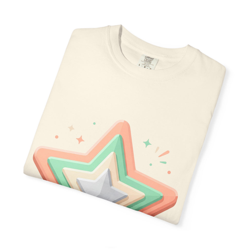 Star Design Unisex Garment-Dyed T-shirt