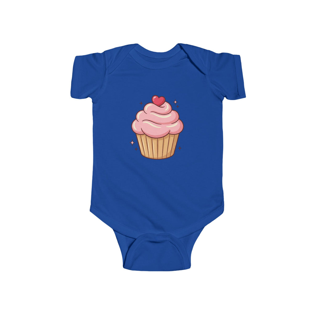 Pink Cupcake Infant Fine Jersey Bodysuit