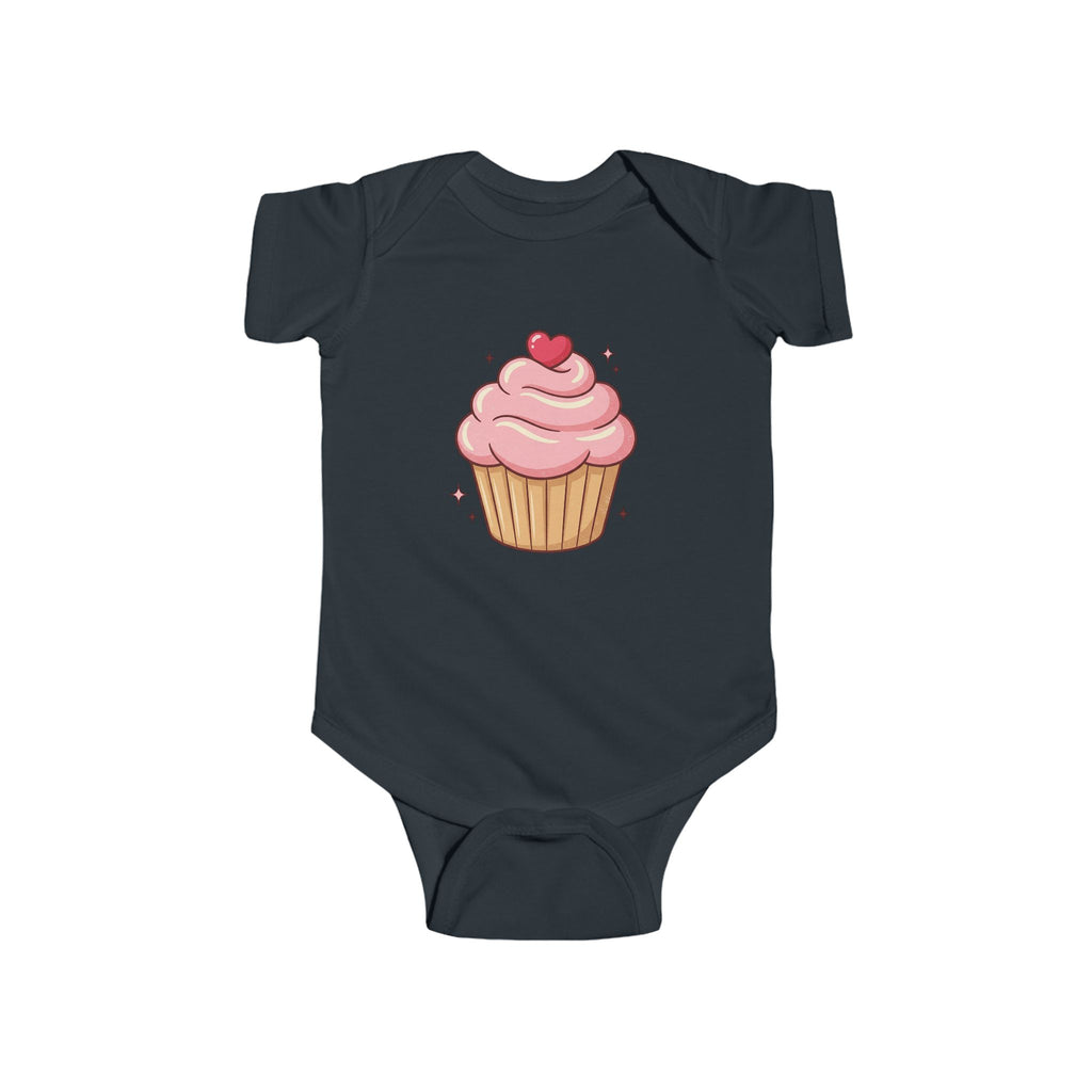 Pink Cupcake Infant Fine Jersey Bodysuit
