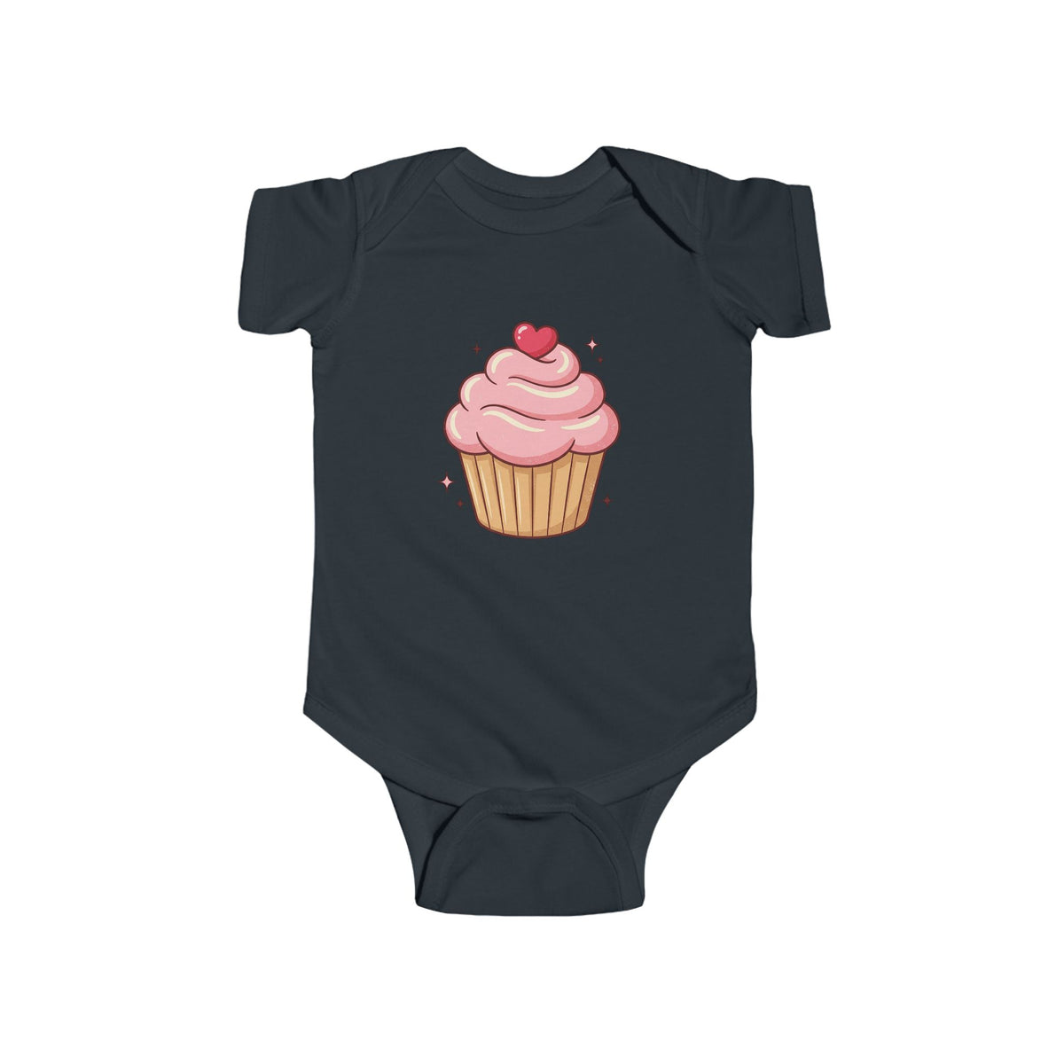 Pink Cupcake Infant Fine Jersey Bodysuit