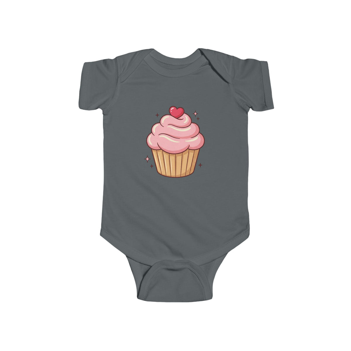 Pink Cupcake Infant Fine Jersey Bodysuit