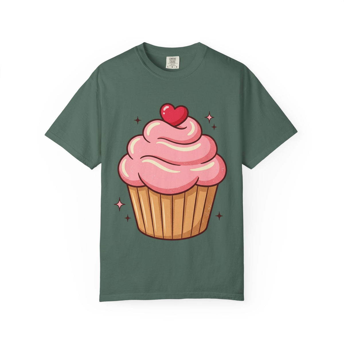 Pink Cupcake Unisex Garment-Dyed T-shirt