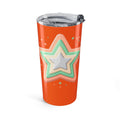 Star Design Tumbler 20oz Orange