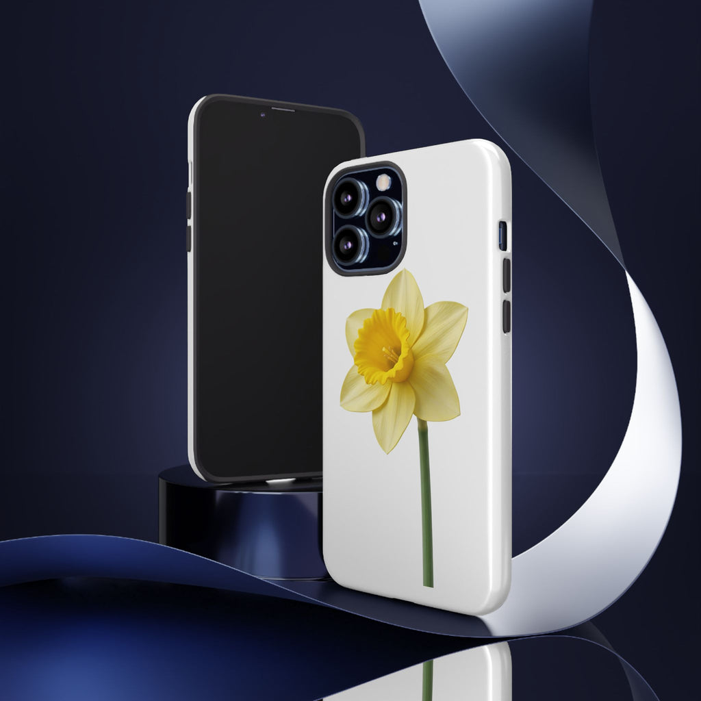 Daffodil Blossom Tough Phone Case — Yellow Spring Floral iPhone Cover