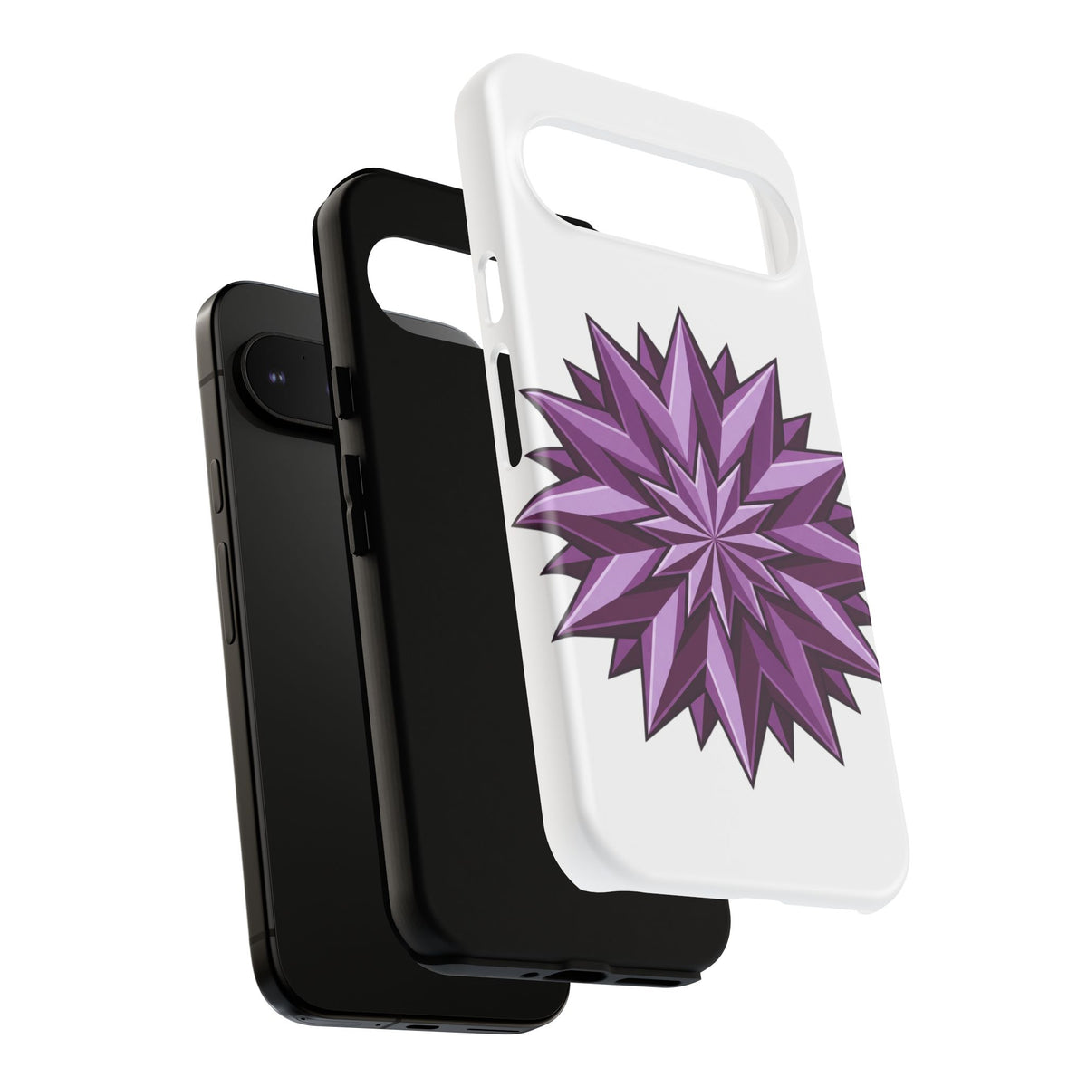 Purple Geometric Star Phone Case