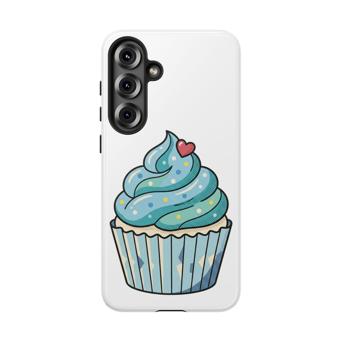 Blue Cupcake Tough Phone Cases