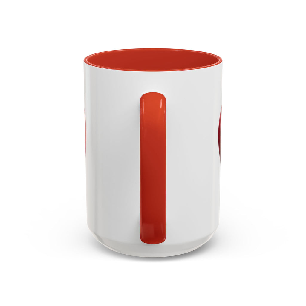 Heart Accent Coffee Mug – Red 3D Heart Design, Valentine’s Day Gift