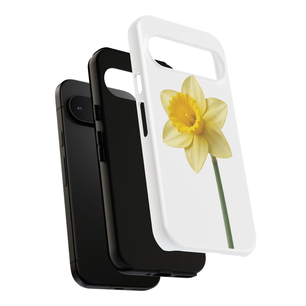 Daffodil Blossom Tough Phone Case — Yellow Spring Floral iPhone Cover