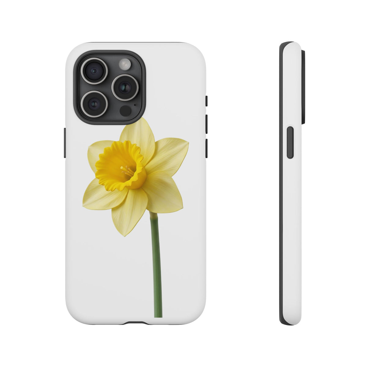Daffodil Blossom Tough Phone Case — Yellow Spring Floral iPhone Cover