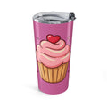 Pink Cupcake Tumbler 20oz- Light Pink