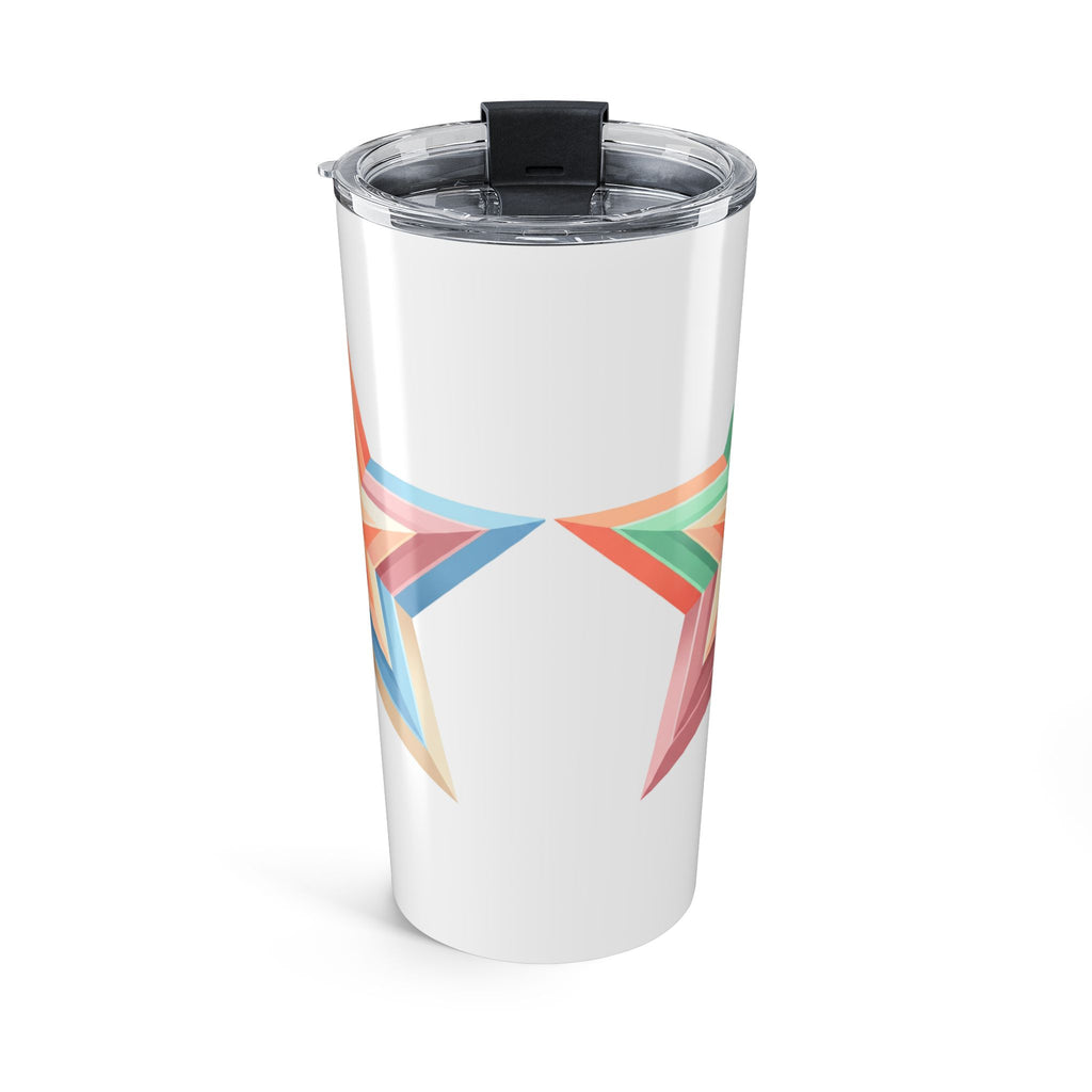Star Design Tumbler 20oz White