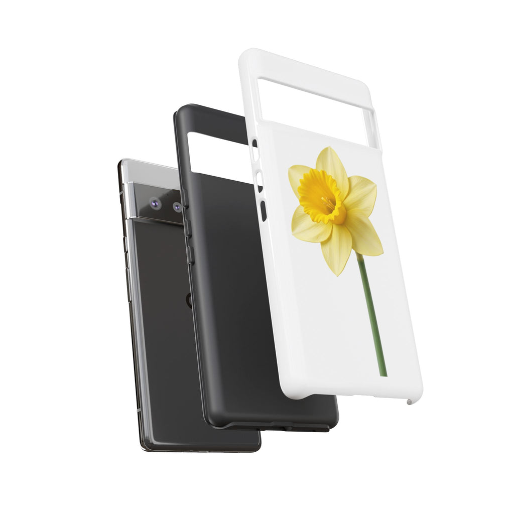 Daffodil Blossom Tough Phone Case — Yellow Spring Floral iPhone Cover