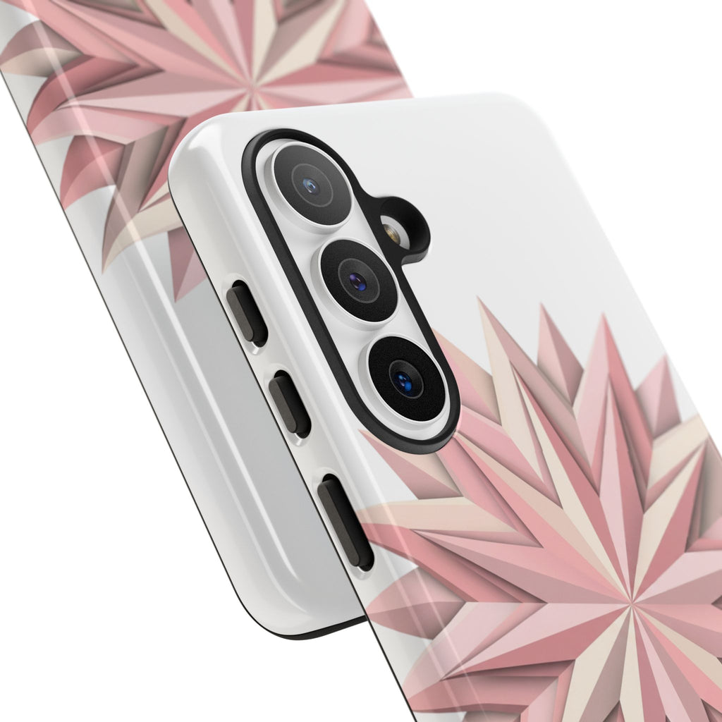 Pink Geometric Star Phone Case — Tough Protective iPhone Cover