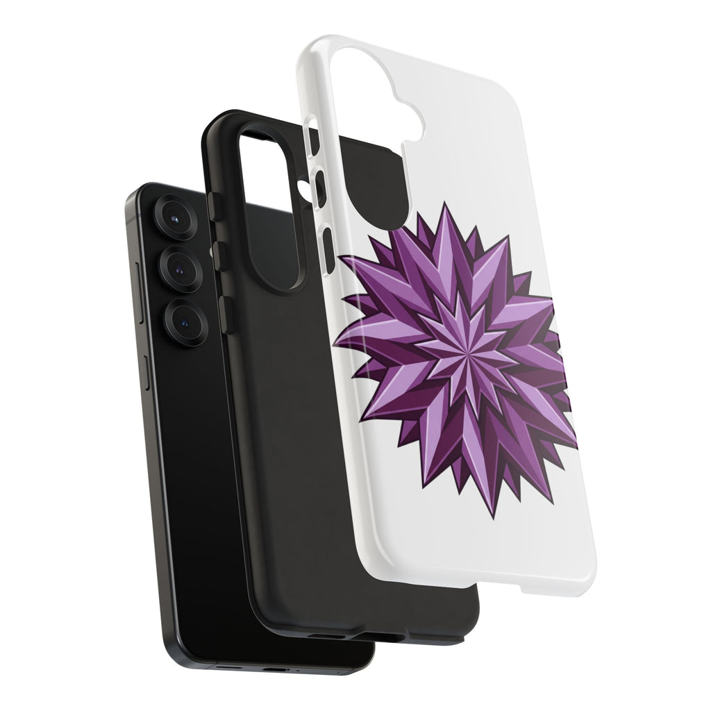 Purple Geometric Star Phone Case