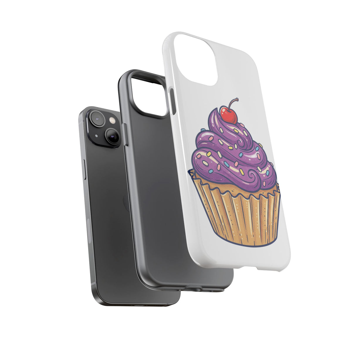 Purple Cupcake Tough Phone Cases