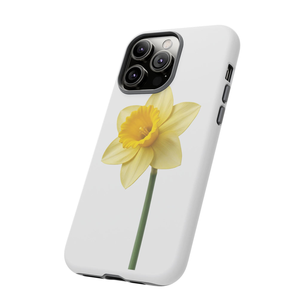 Daffodil Blossom Tough Phone Case — Yellow Spring Floral iPhone Cover