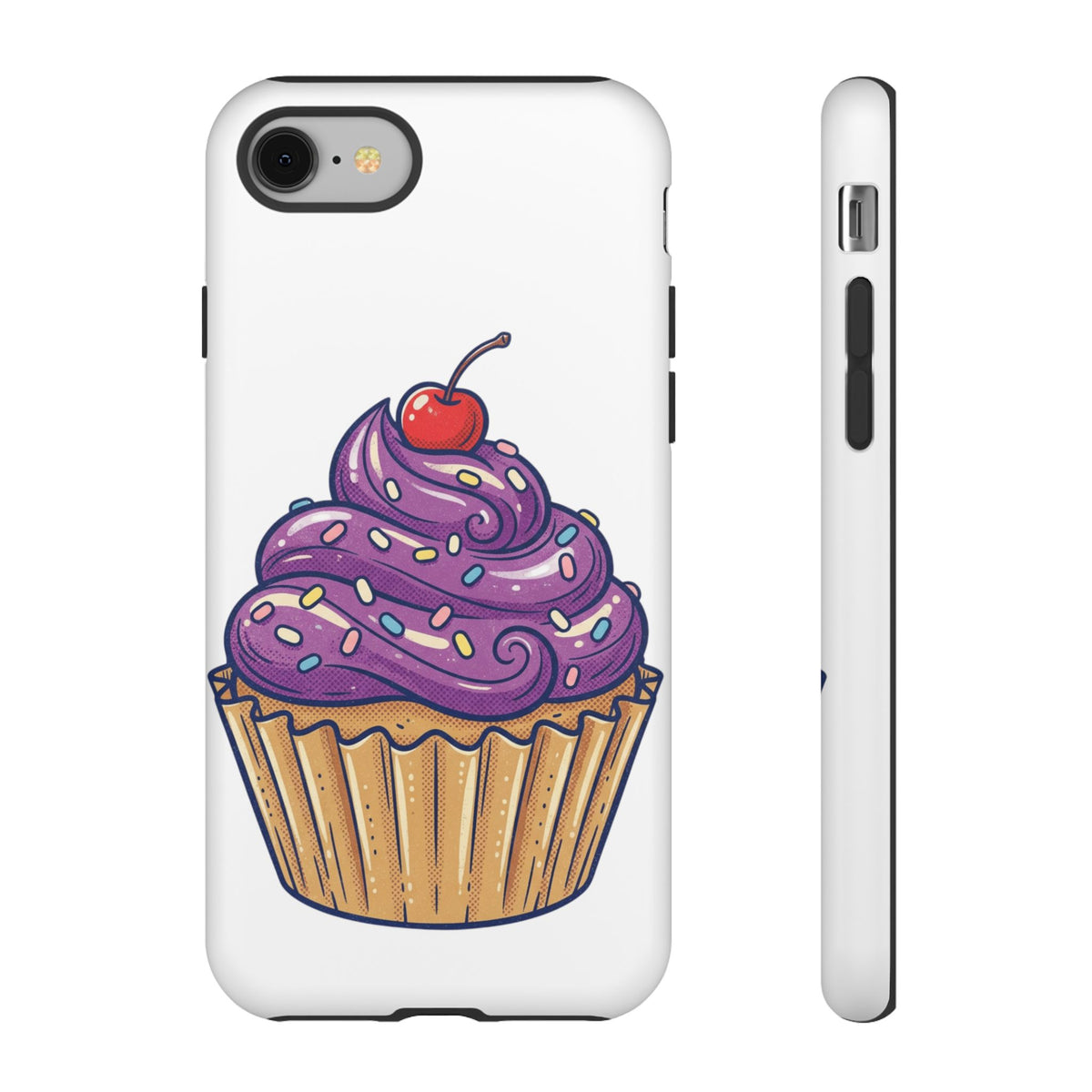 Purple Cupcake Tough Phone Cases